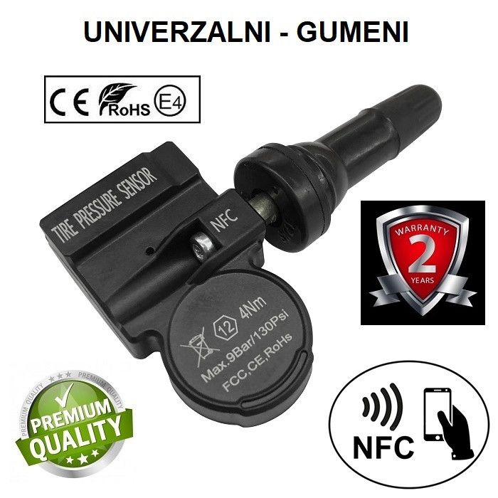 UNIVERZALNI NFC TPMS SENZOR ZA MERENJE PRITISKA U GUMAMA - GUMENI S11 Beograd Zemun